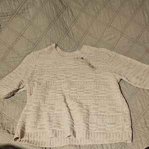 NIC+ZOE Textured Knit in Cream